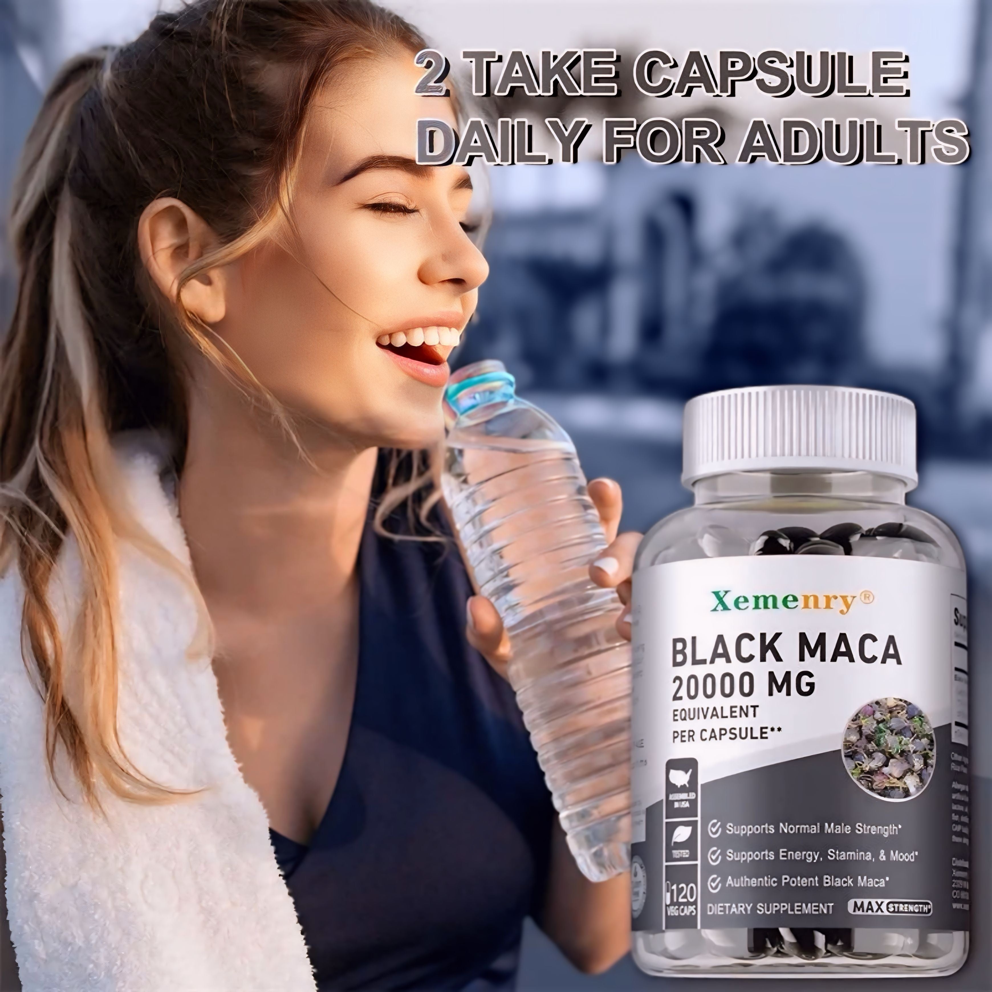 Black Maca – Boost Energy, Mood & Performance Naturally(120 caps)